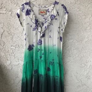 Johnny Was Summer Floral Tunic Dress
